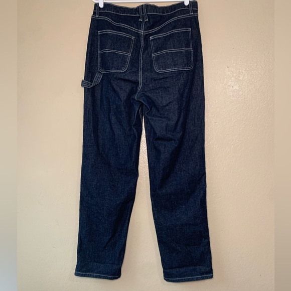 Wild Fable 2024 Easy Rigid High Rise Straight Leg Dark Denim Jeans Size 10 - Picture 4 of 5